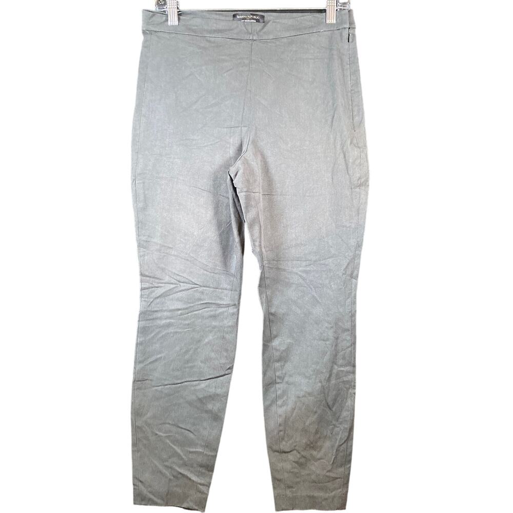 Banana Republic Women Pants Gray Curvy Devon Legging High Rise Stretch 10